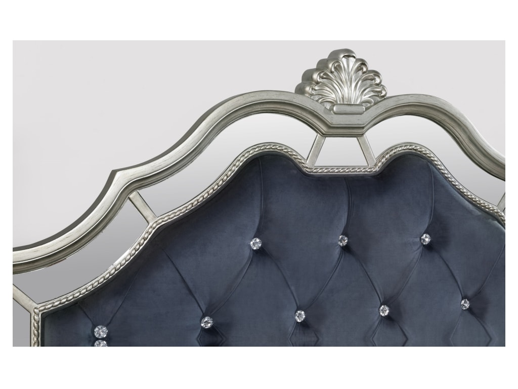 Crown Mark SterlingQueen Upholstered Bed