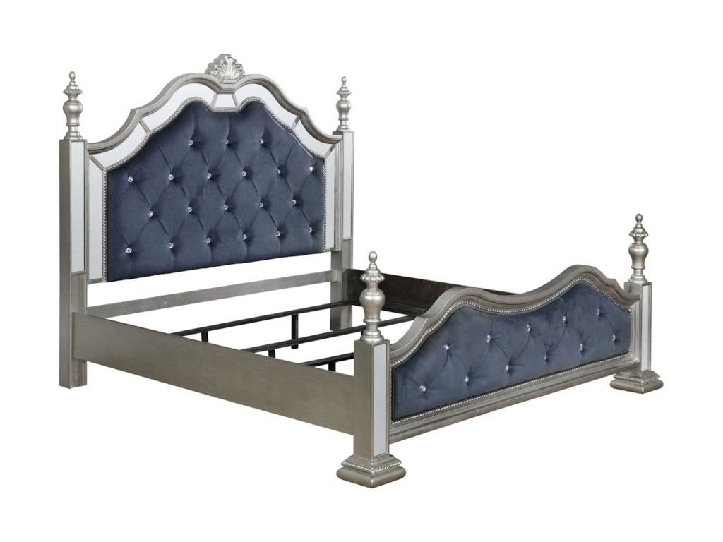 Crown Mark SterlingQueen Upholstered Bed