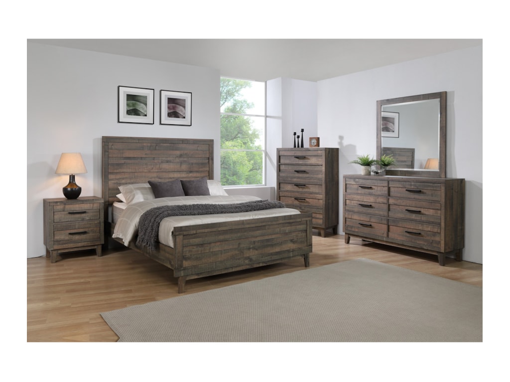 Crown Mark TacomaQueen Panel Bed