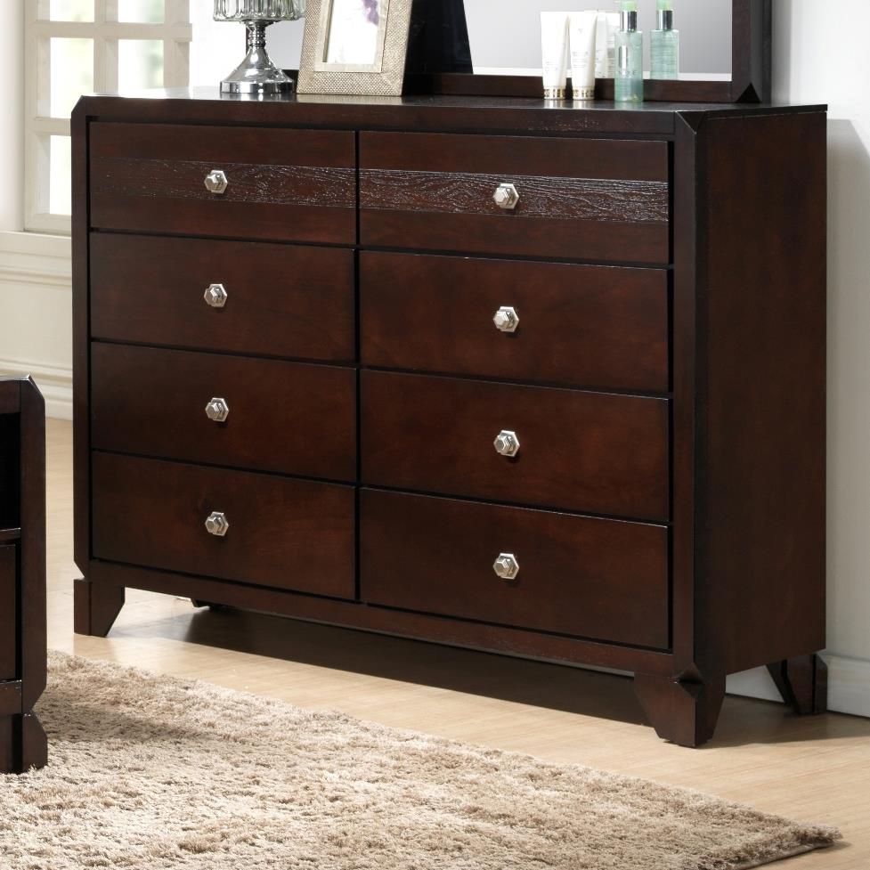 Crown Mark Tamblin B6850 1 Dresser With Clipped Corners And