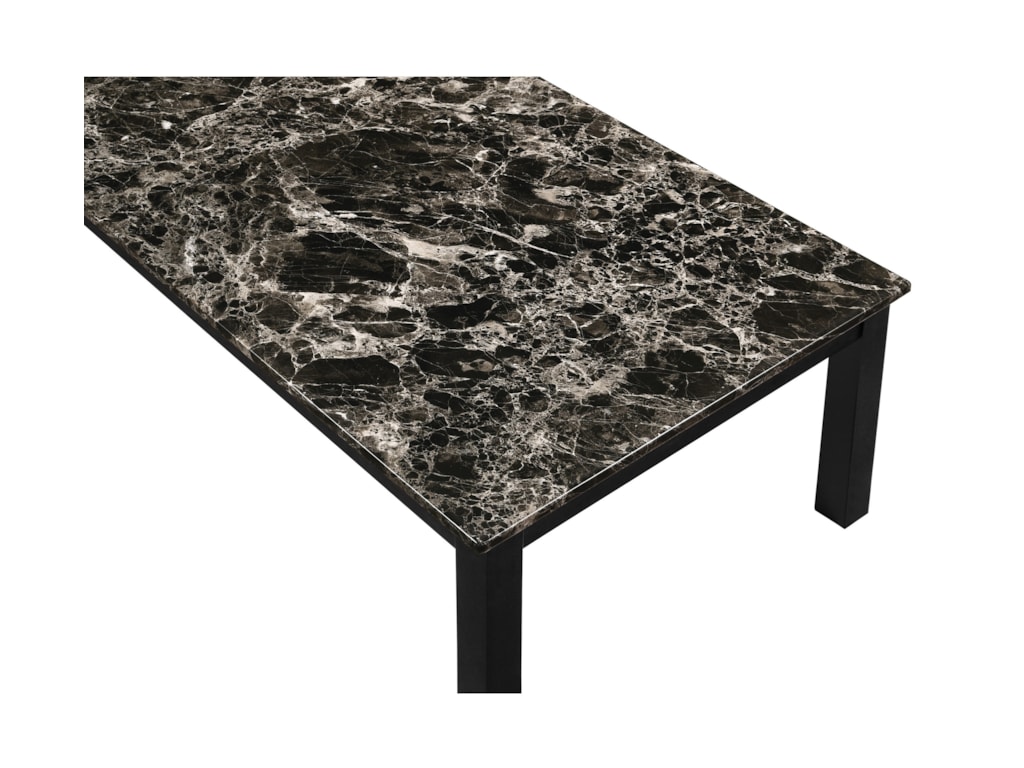 Crown Mark Thurner Contemporary 3 Piece Faux Marble Occasional Table Set Wayside Furniture Occasional Groups