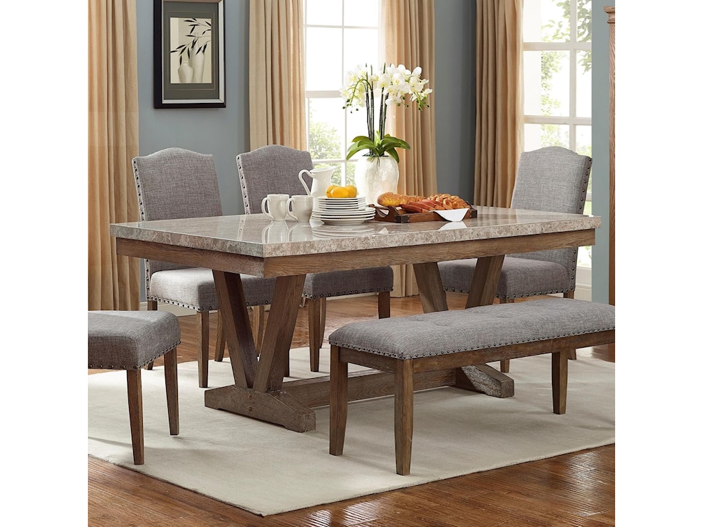 Dining Tables Crown Mark Vesper Dining Rectangular Dining Table | Royal Furniture | Dining  Tables