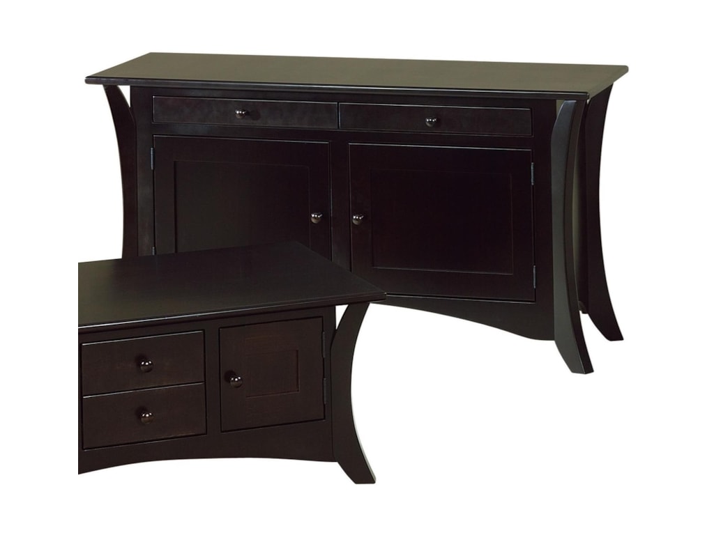 Crystal Valley Hardwoods Caledonia Sofa Table With Two Soft Crystal Valley Hardwoods Caledonia Sofa Table With Two Soft