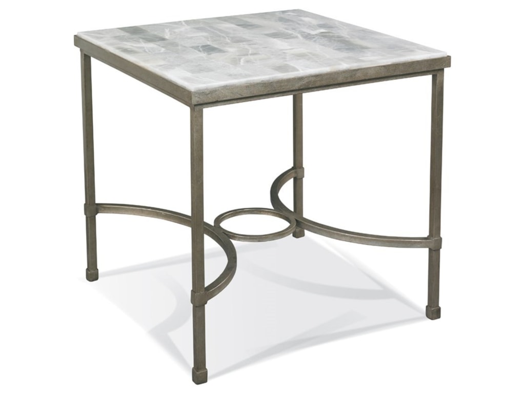 Cth Sherrill Occasional Eclipse End Table With Onyx Stone Top Cth Sherrill Occasional Eclipseend Table
