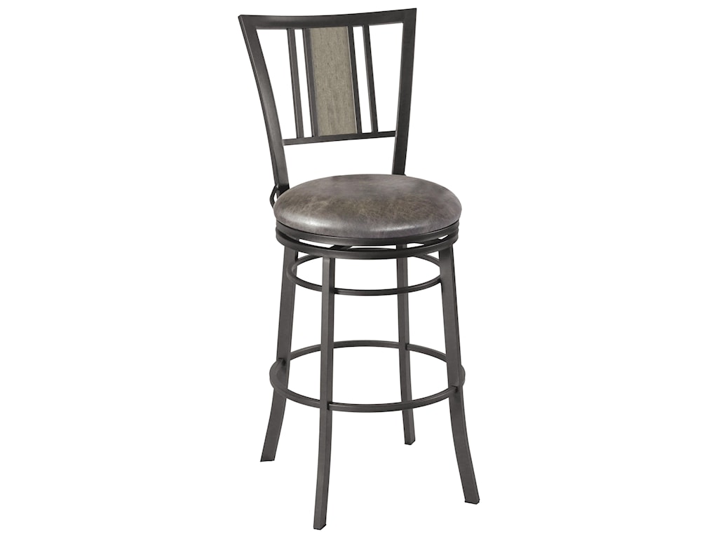 Distressed Metal Bar Stools - Backless Barstools - Cafe Tables Inc