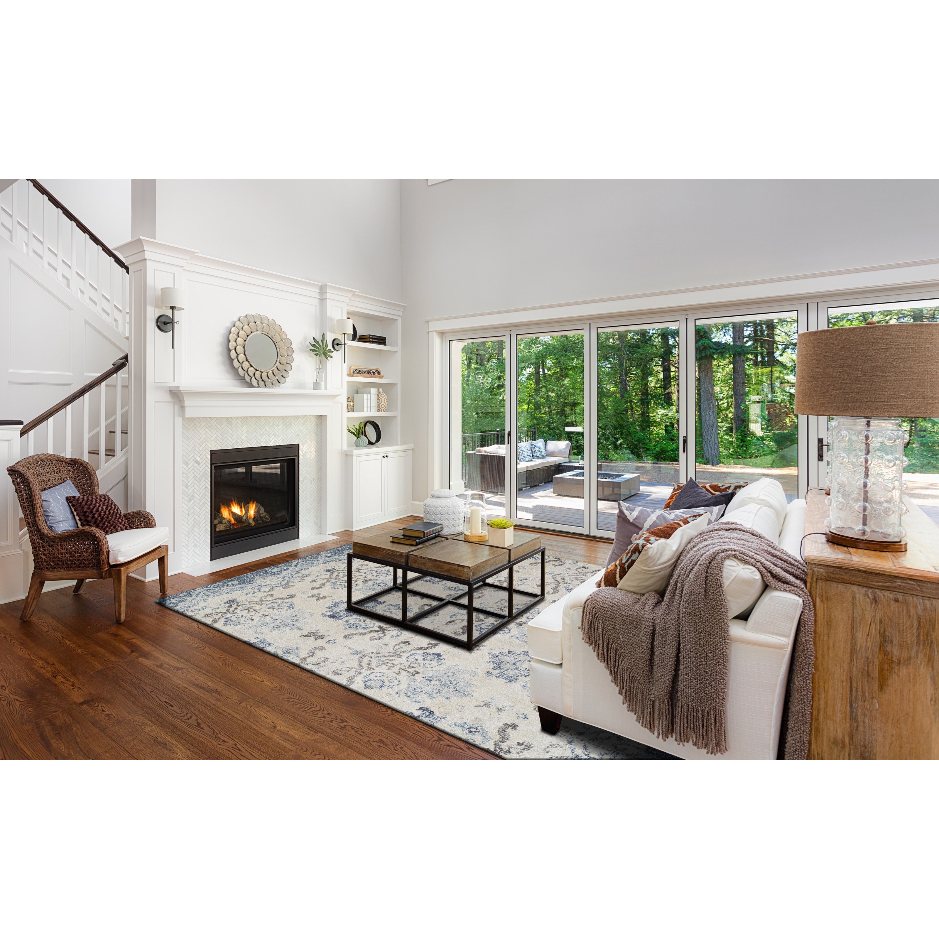 Antigua Blue 7 10 X10 7 Area Rug Rotmans Rugs