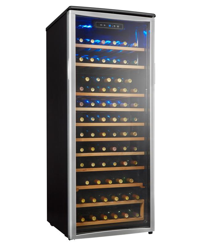 Danby Dwc106a1bpdd 10 64 Cu Ft Designer Wine Cooler 75 Bottle Capacity Furniture And Appliancemart Refrigerator Wine Cooler