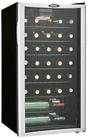 Danby Dwc350blpa 3 2 Cu Ft Wine Cooler With 35 Bottle Capacity Furniture And Appliancemart Refrigerator Wine Cooler