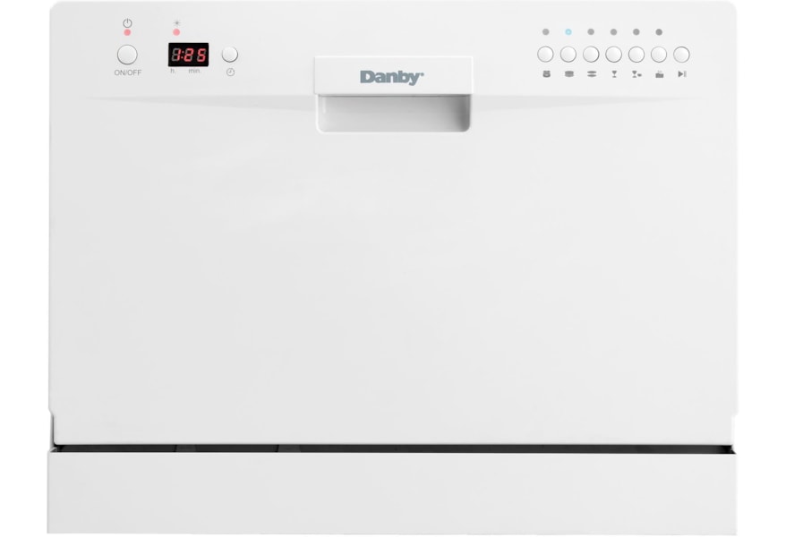Danby Ddw611wled Energy Star Counter Top Dishwasher With 6 Place