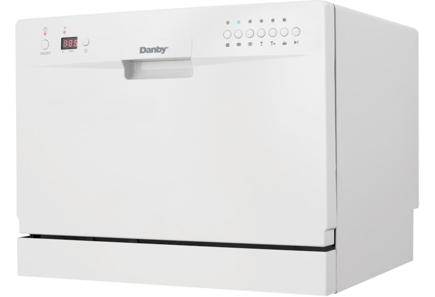 Danby Ddw611wled Energy Star Counter Top Dishwasher With 6 Place