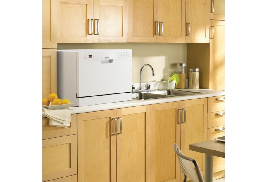 Danby Ddw611wled Energy Star Counter Top Dishwasher With 6 Place