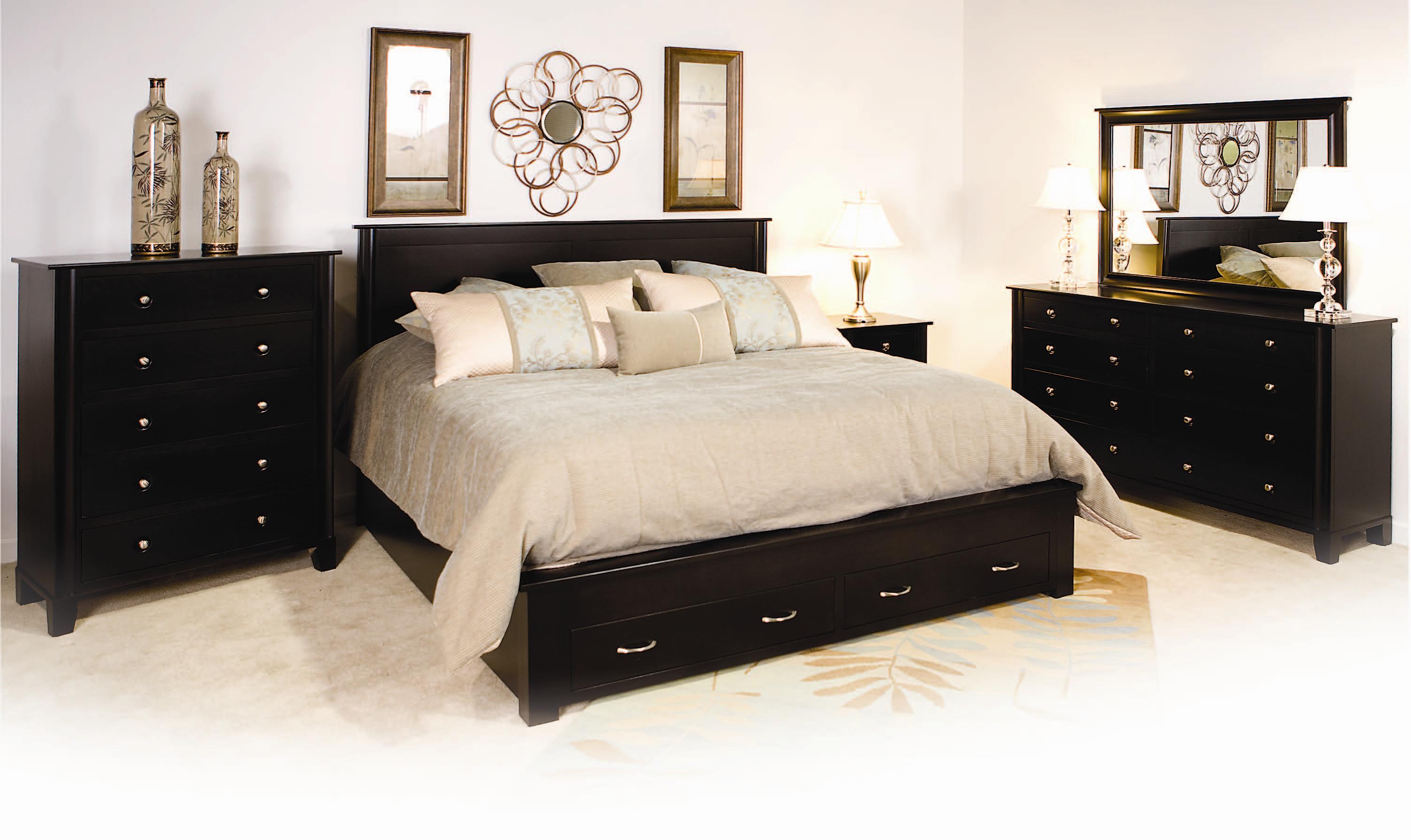Daniel S Amish Cosmopolitan 8 Drawer Double Dresser Mirror W Slats Saugerties Furniture Mart Dresser Mirror Sets