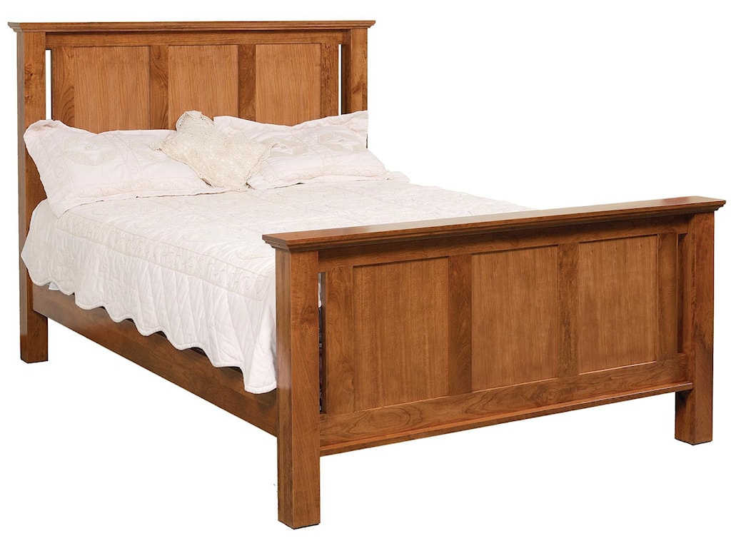 Daniel S Amish Elegance Queen Frame Bed Goffena Furniture