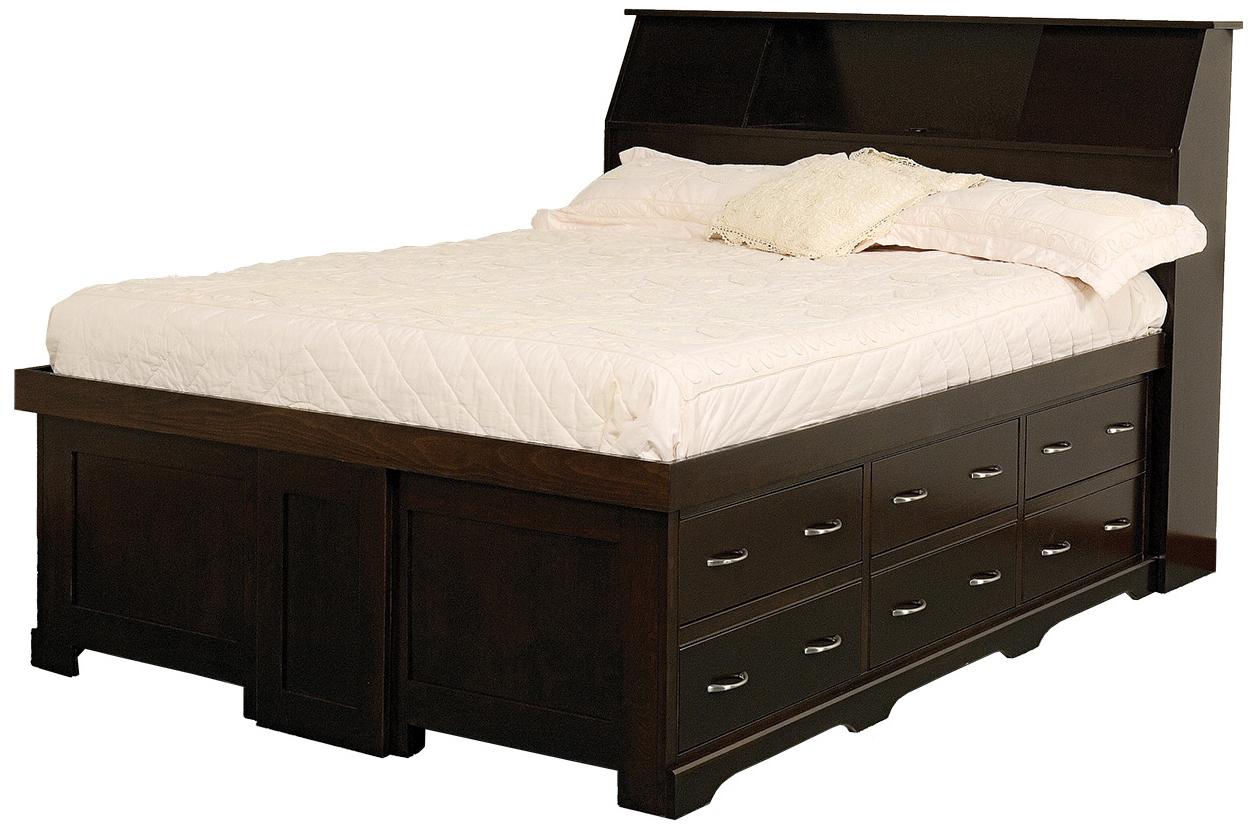 Queen Bookcase Bed