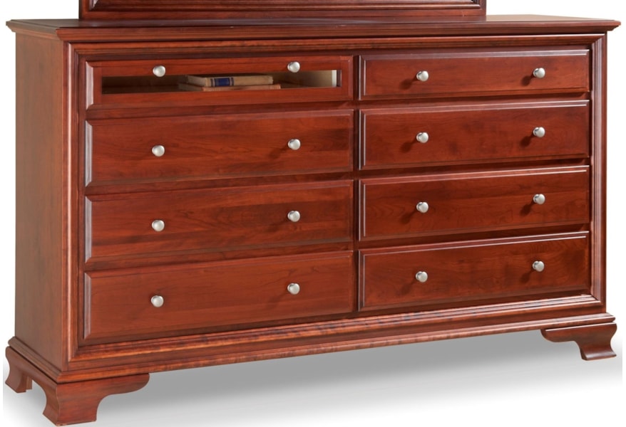 Daniel S Amish Classic Solid Wood 9 Drawer Dresser Saugerties