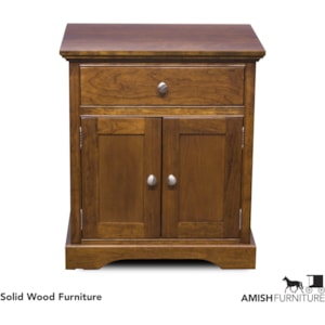 Daniel S Amish Elegance 2 Door Night Stand Ruby Gordon Home Night Stands