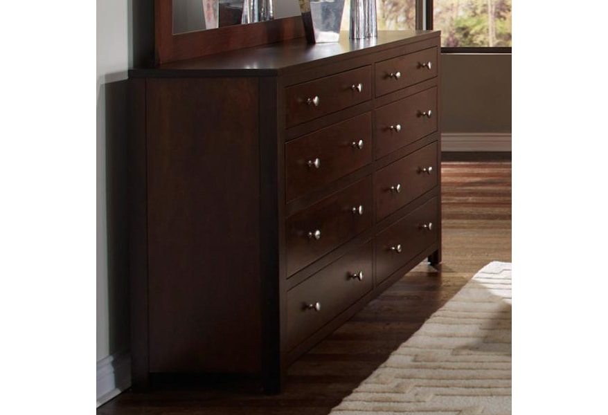 Daniel's Amish Modern 8 Drawer Dresser | Belfort Furniture | Dressers