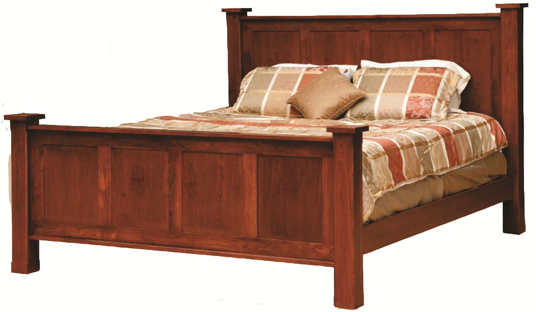 Daniel S Amish Treasure King Handcrafted Frame Bed Belfort