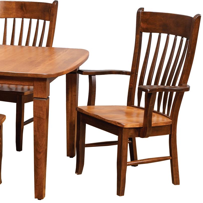 Daniels Amish Chairs And Barstools Buckeye Arm Chair Sprintz