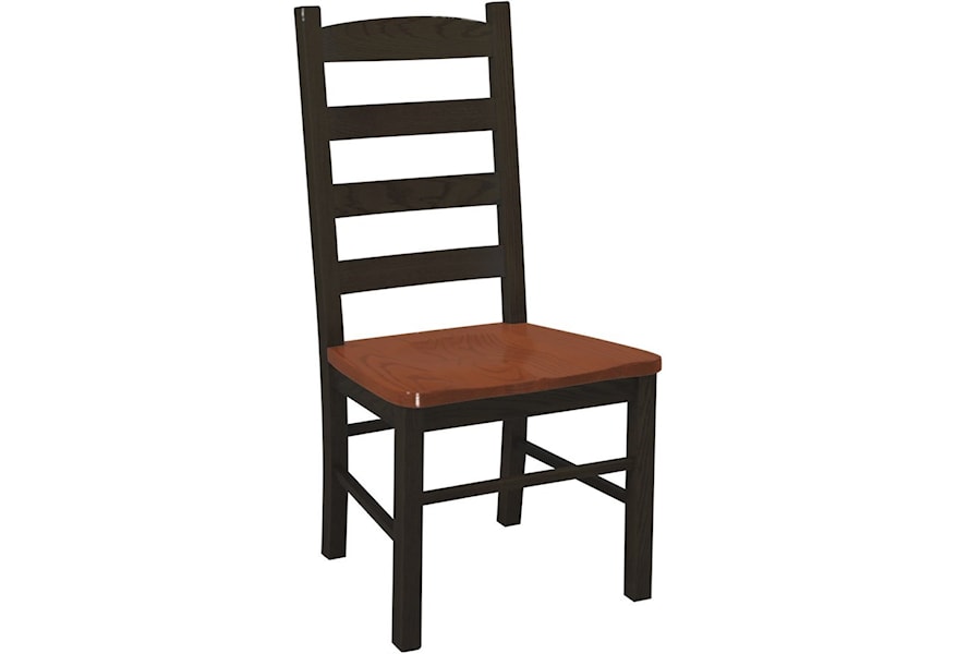 Daniels Amish Chairs And Barstools Ladder Back Side Chair