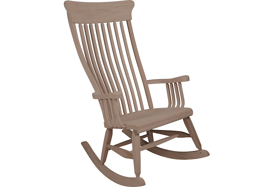 Daniel S Amish Daniel Rocker Solid Wood Rocking Chair Westrich