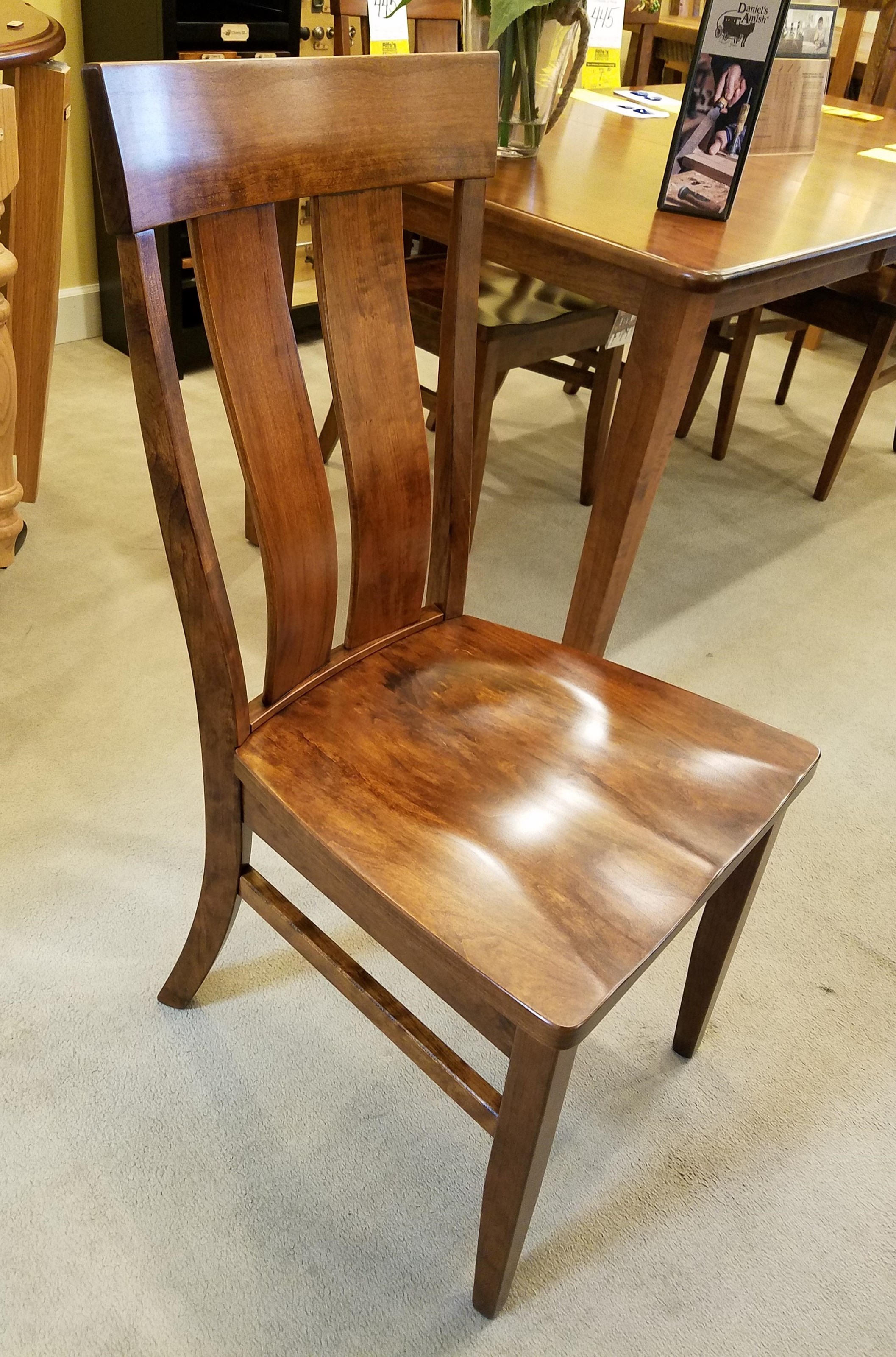 Daniel S Amish Cherry Wood Hanover Side Chair Rife S Home Furniture Dining Side Chairs