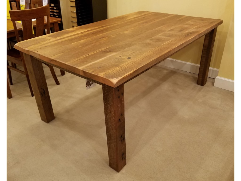 Reclaimed Barnwood Dining Table By Daniel S Amish At Rife Home Furniture
