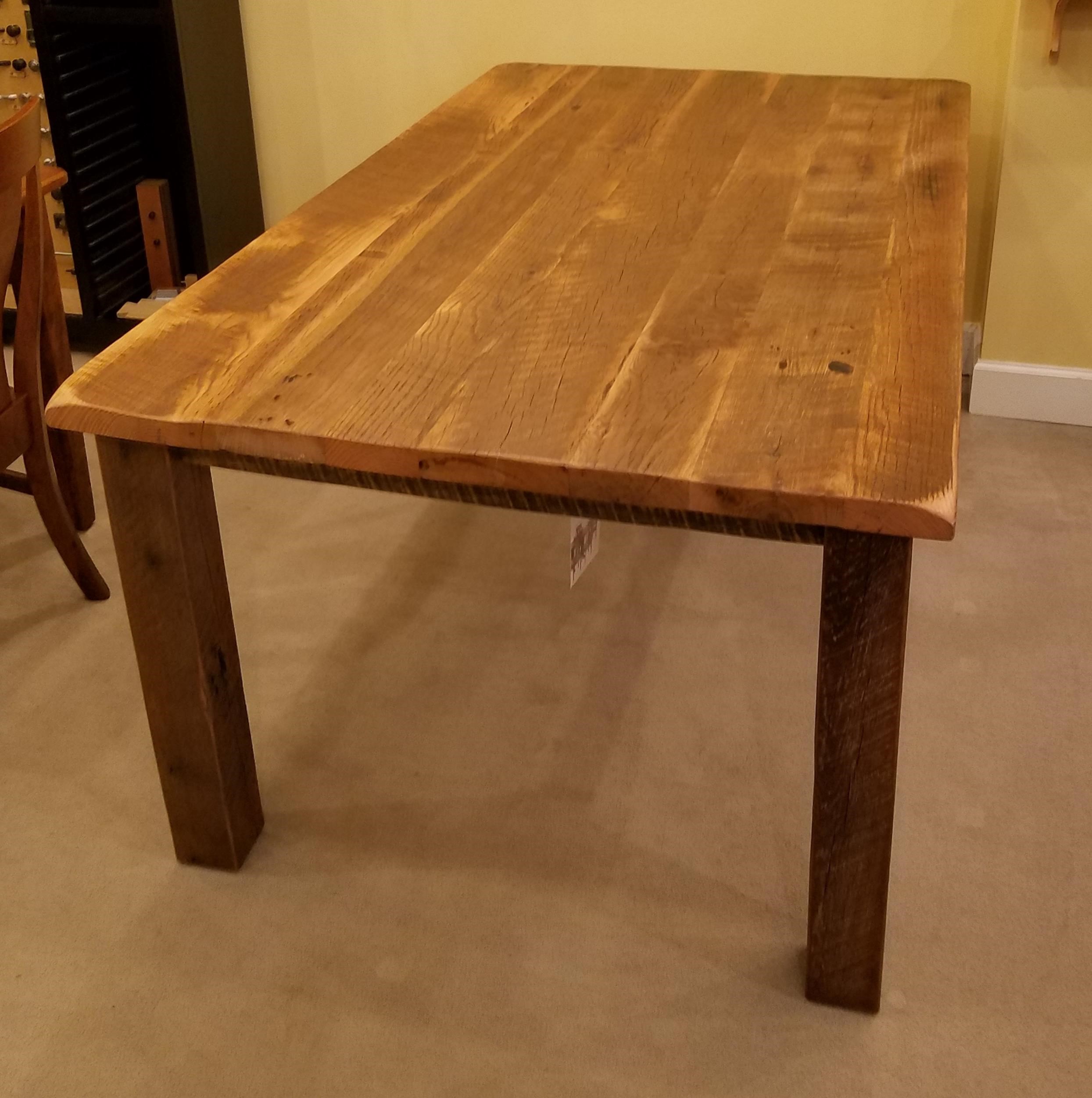 Daniel S Amish Reclaimed Barnwood Dining Table Rife S Home Furniture Dining Tables