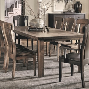 Daniel S Amish Eastchester Solid Wood Dining Table Belfort Furniture Dining Tables