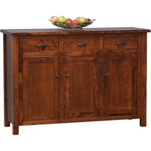 Daniels Amish Hutch And Buffets Westchester 3 Drawer Buffet With 3 Flush Mounted Doors Sprintz Furniture Buffets