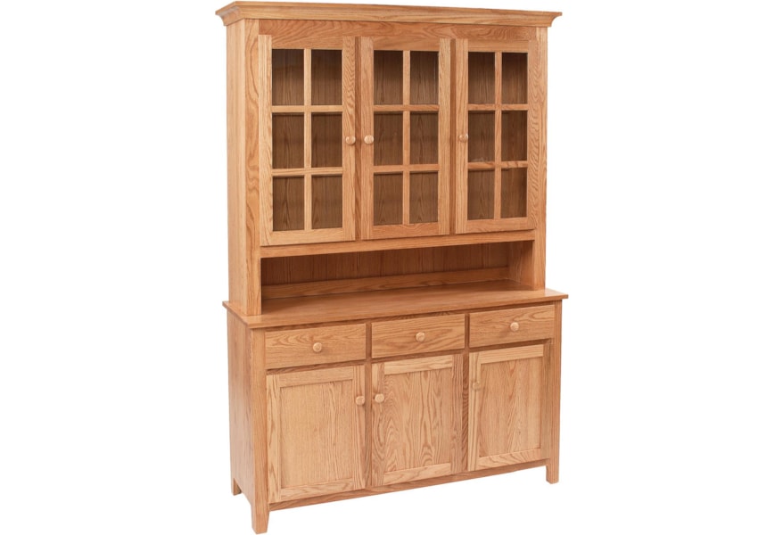 Daniel S Amish Hutch And Buffets Shaker Buffet W Hutch Hudson S