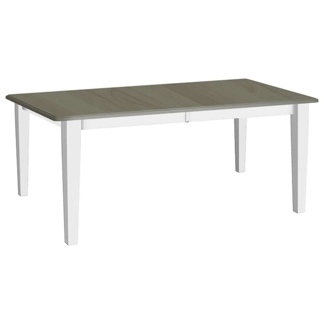 Daniels Amish Leg Dining Leg Table With 12 Leaf Sprintz Furniture Dining Tables