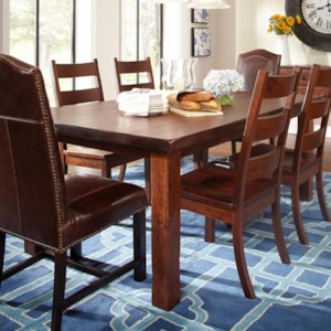 Daniel S Amish Westchester Solid Wood Dining Table Belfort Furniture Dining Tables