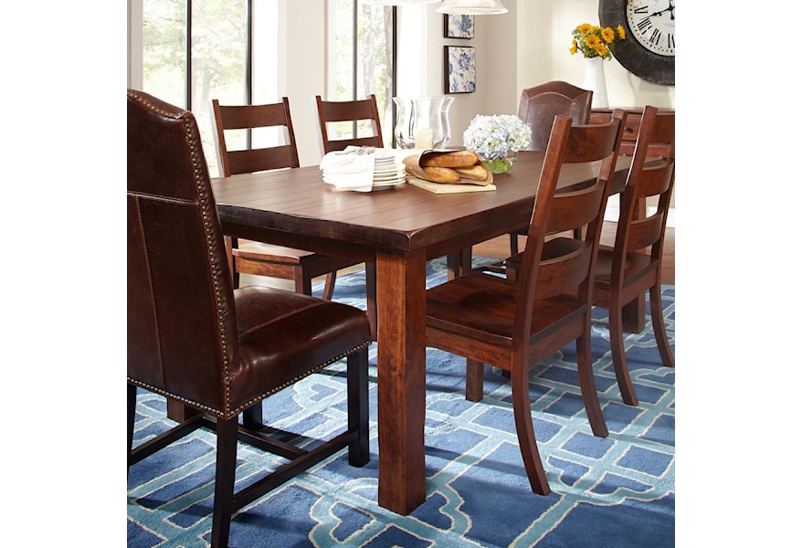 Daniel S Amish Westchester Solid Wood Dining Table Belfort