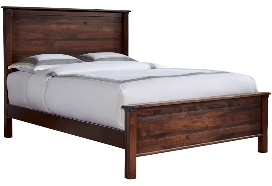 Daniel S Amish Wildwood 30 4815 35 05 Solid Wood California King Bed Gill Brothers Furniture Panel Beds Solid Wood California King Bed