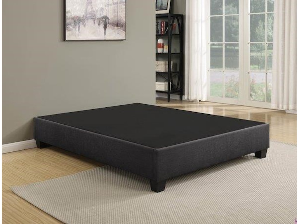 Ez Base Upholstered Platform Bed King By Northeast Factory Direct At