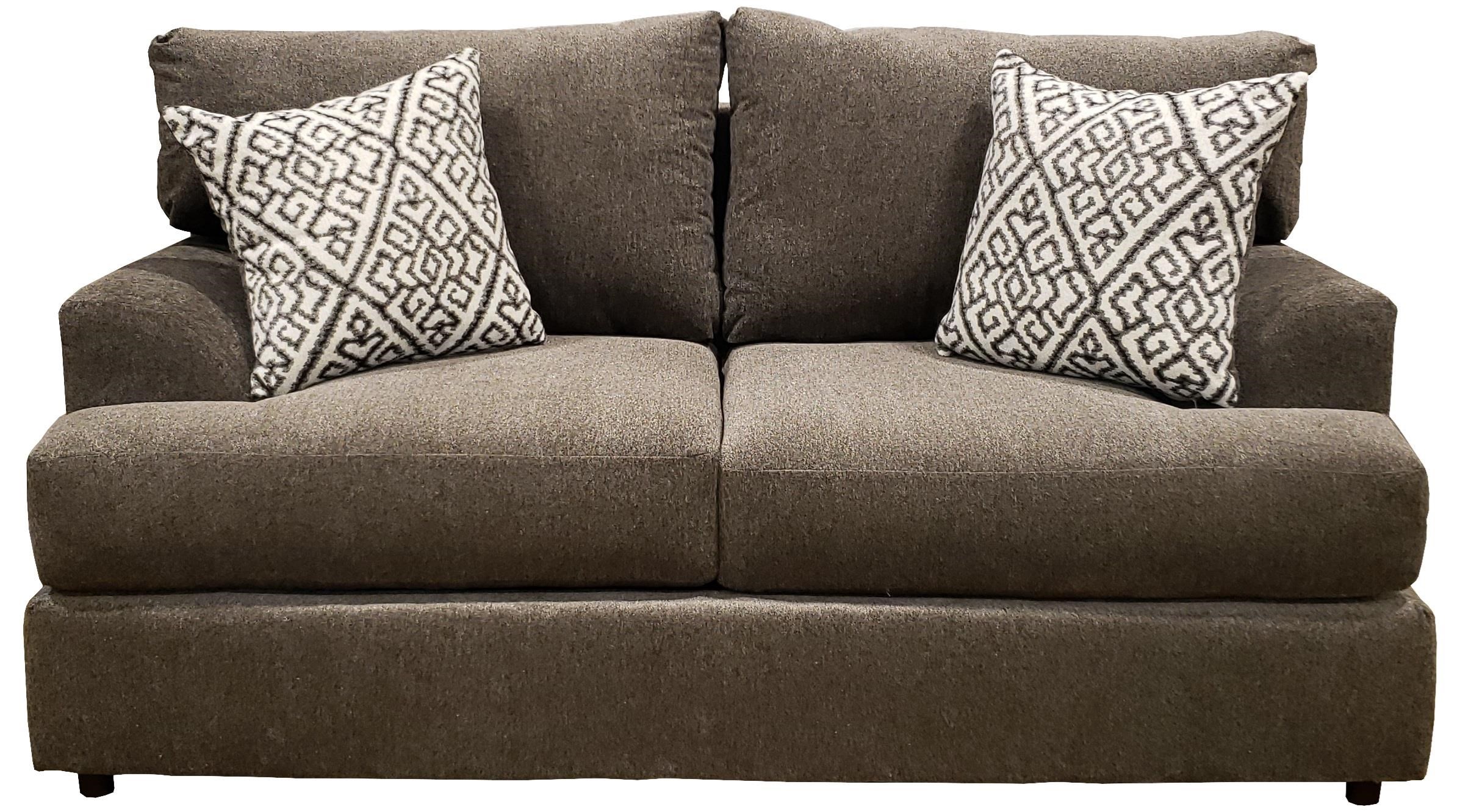 Phoenix Custom Furniture Shelie Shelie Ls Mch Dsv Love Seat Mercury Charcoal Del Sol Furniture Loveseats