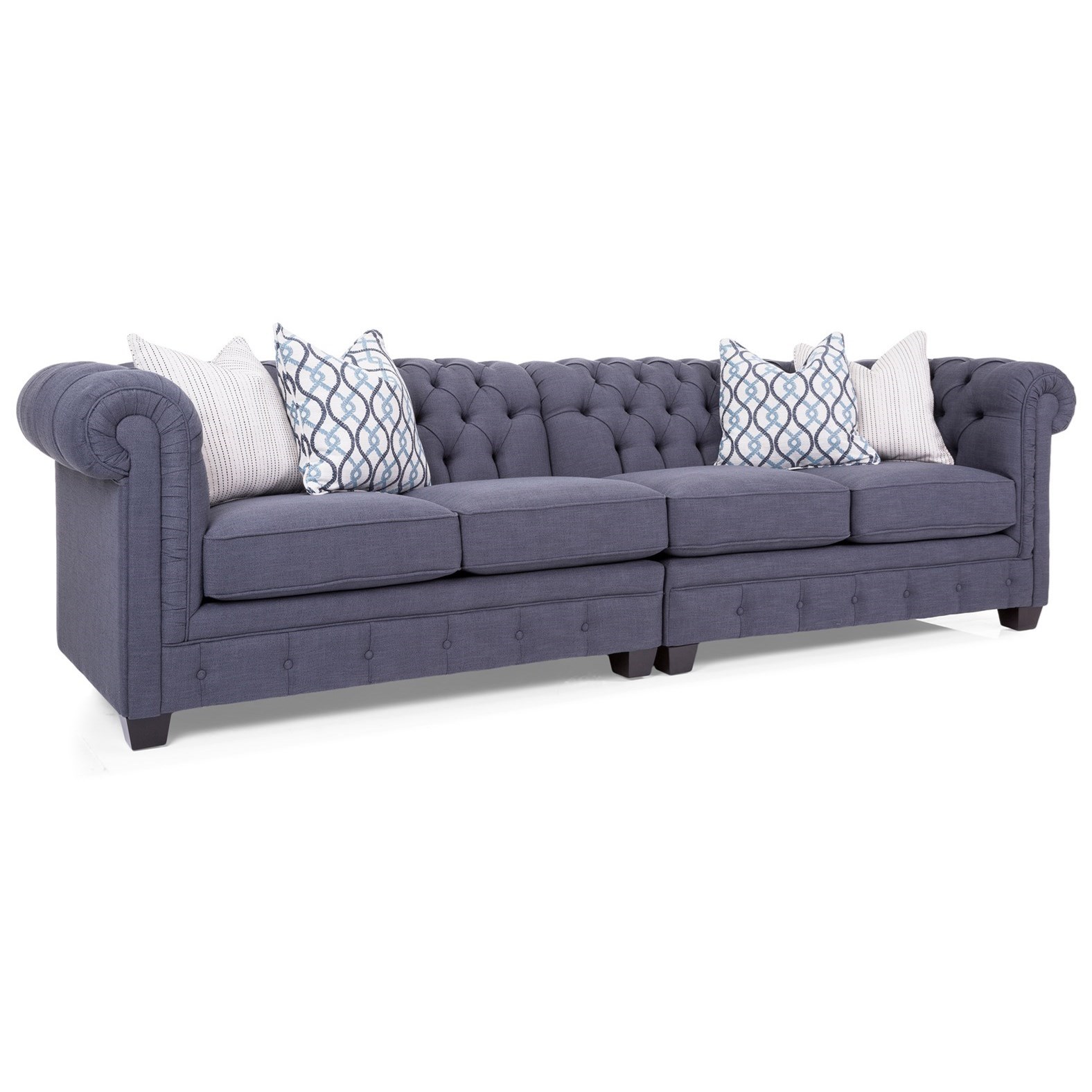 Decor Rest 2230 Series Transitional Customizable Sectional Sofa