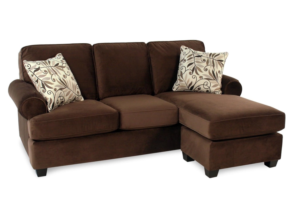 Hot Chocolate Sofa W Reversible Chaise By Decor Rest At Rotmans