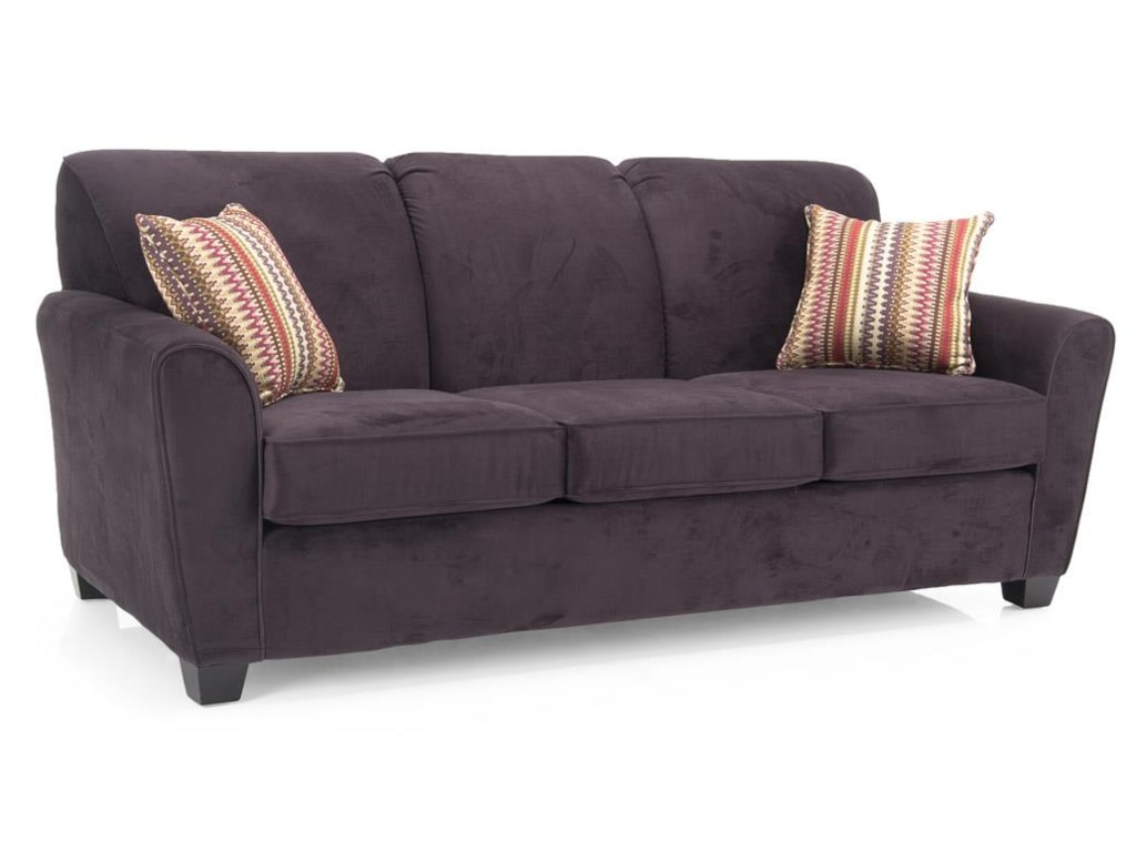 Decor-Rest 2404 Transitional Sofa with Flared Arms | Wayside Furniture