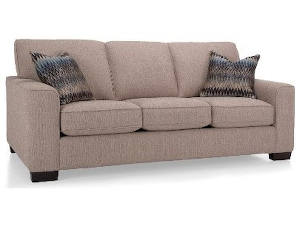 2483 Casual Sofa With Wide Track Arms By Decor Rest At Sheely S Furniture Liance