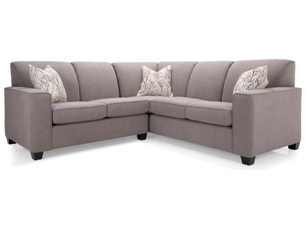 Decor Rest 2705 L Shaped Sectional Sofa Wayside Furniture