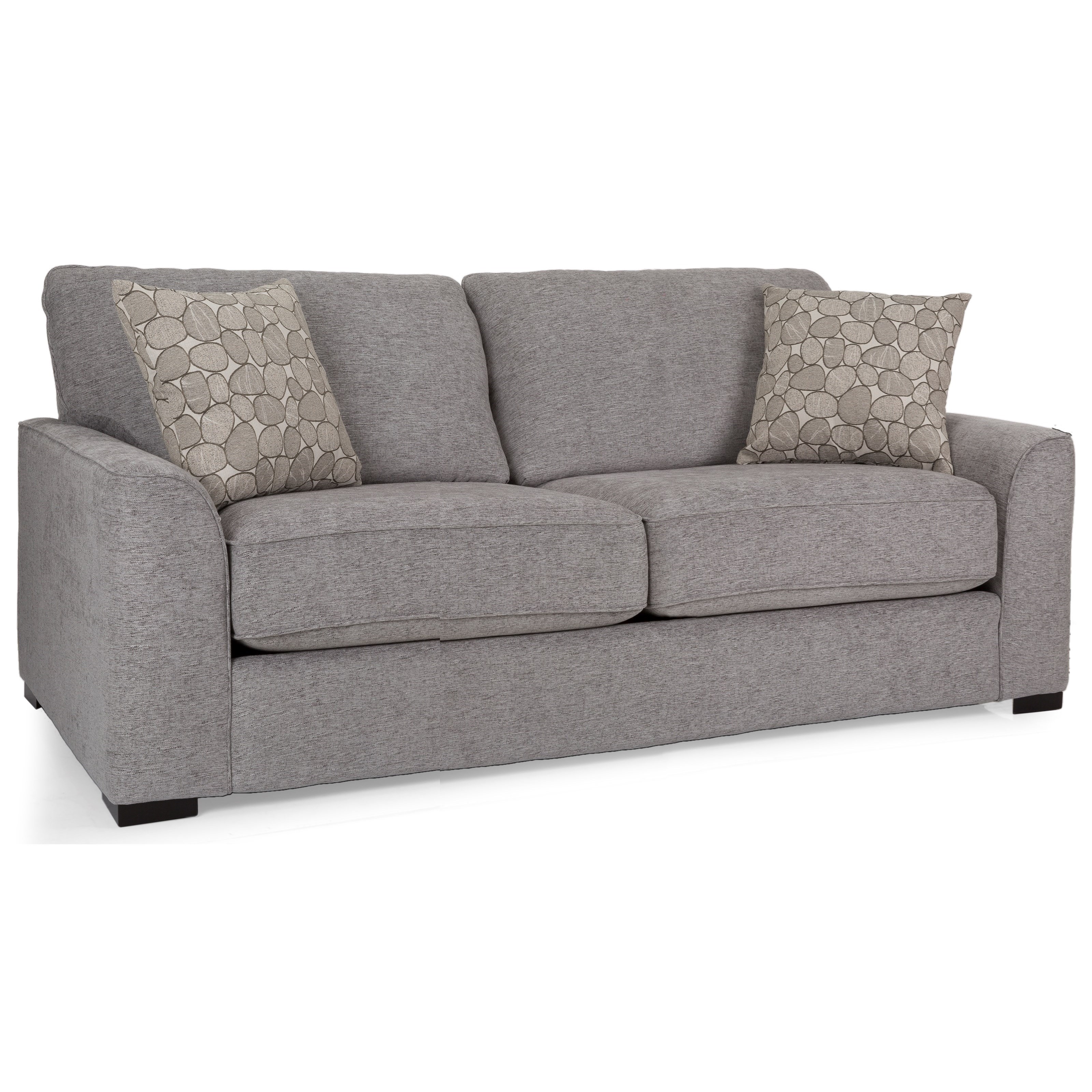 Decor Rest 2786 Loveseat With Rounded Track Arms Wayside