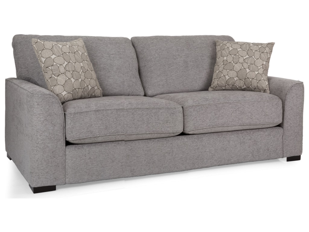 Decor Rest 2786 Loveseat With Rounded Track Arms Wayside