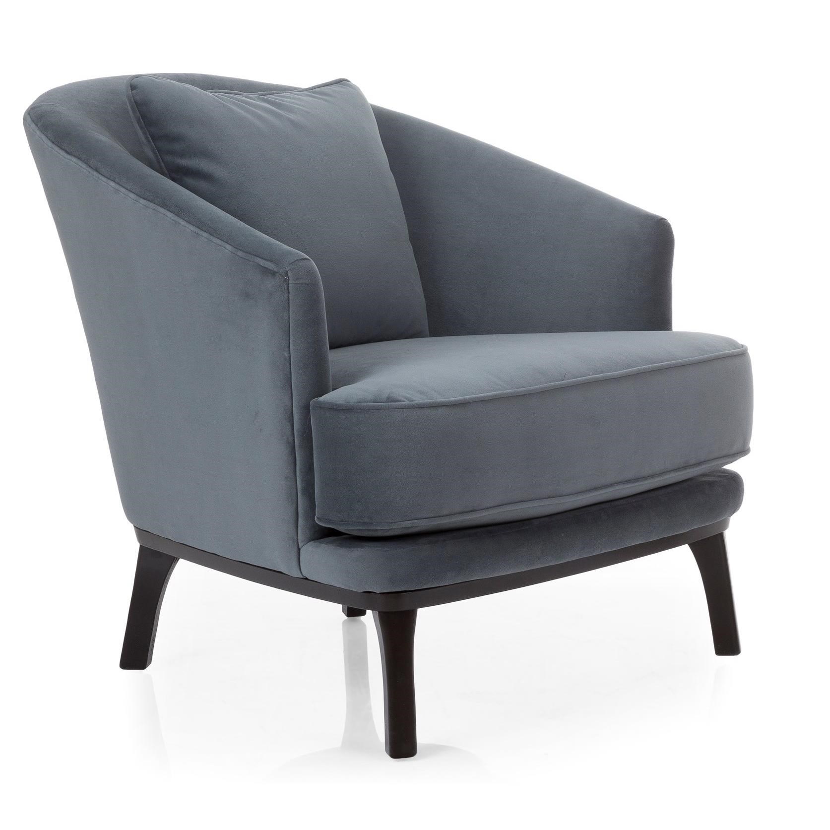 Decor Rest 2883 Contemporary Upholstered Chair With Tall Wood Legs Wayside Furniture Upholstered Chairs