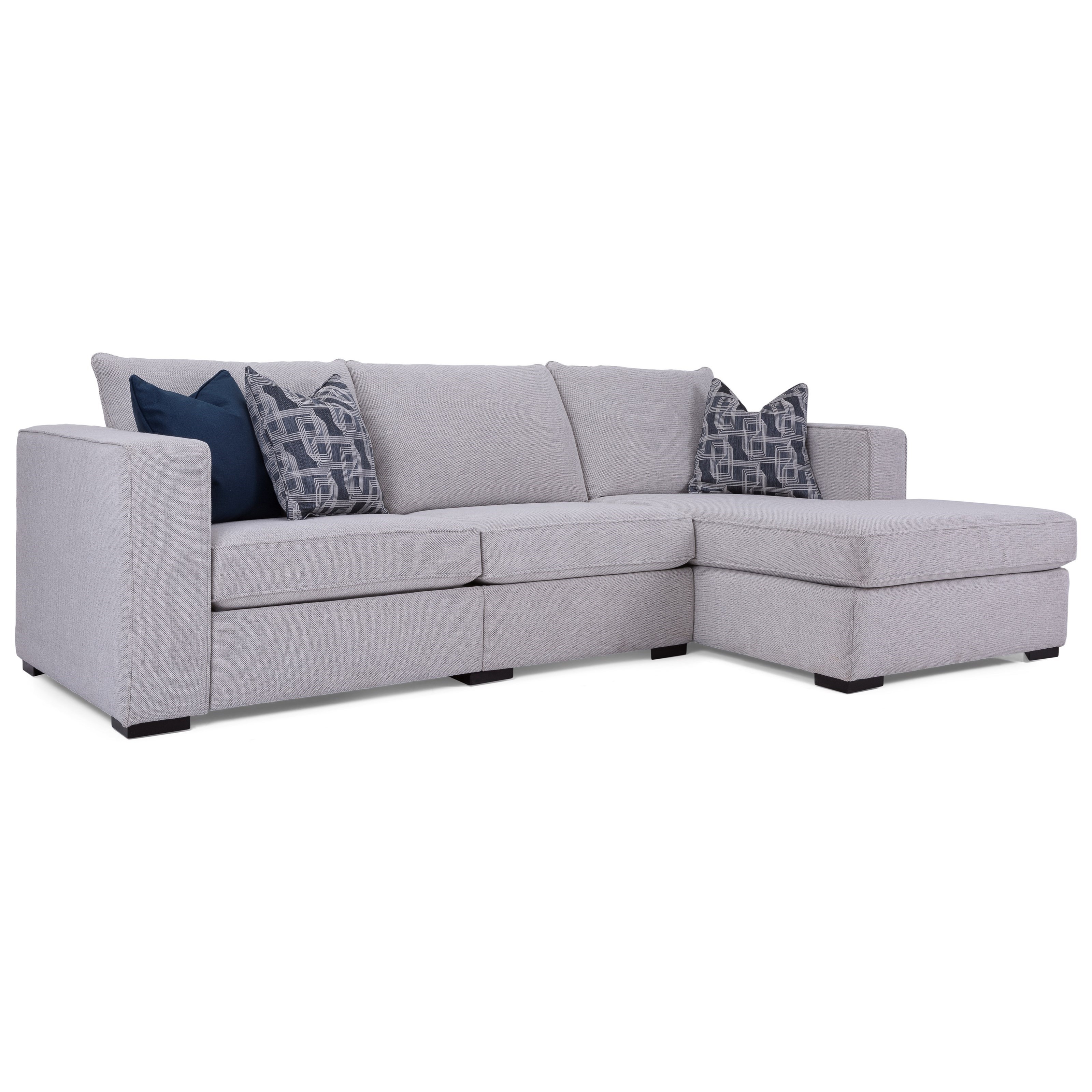 Decor Rest 2900 Contemporary Customizable Reclining Sofa With Chaise Reid S Furniture Reclining Sectional Sofas,Nie Interere