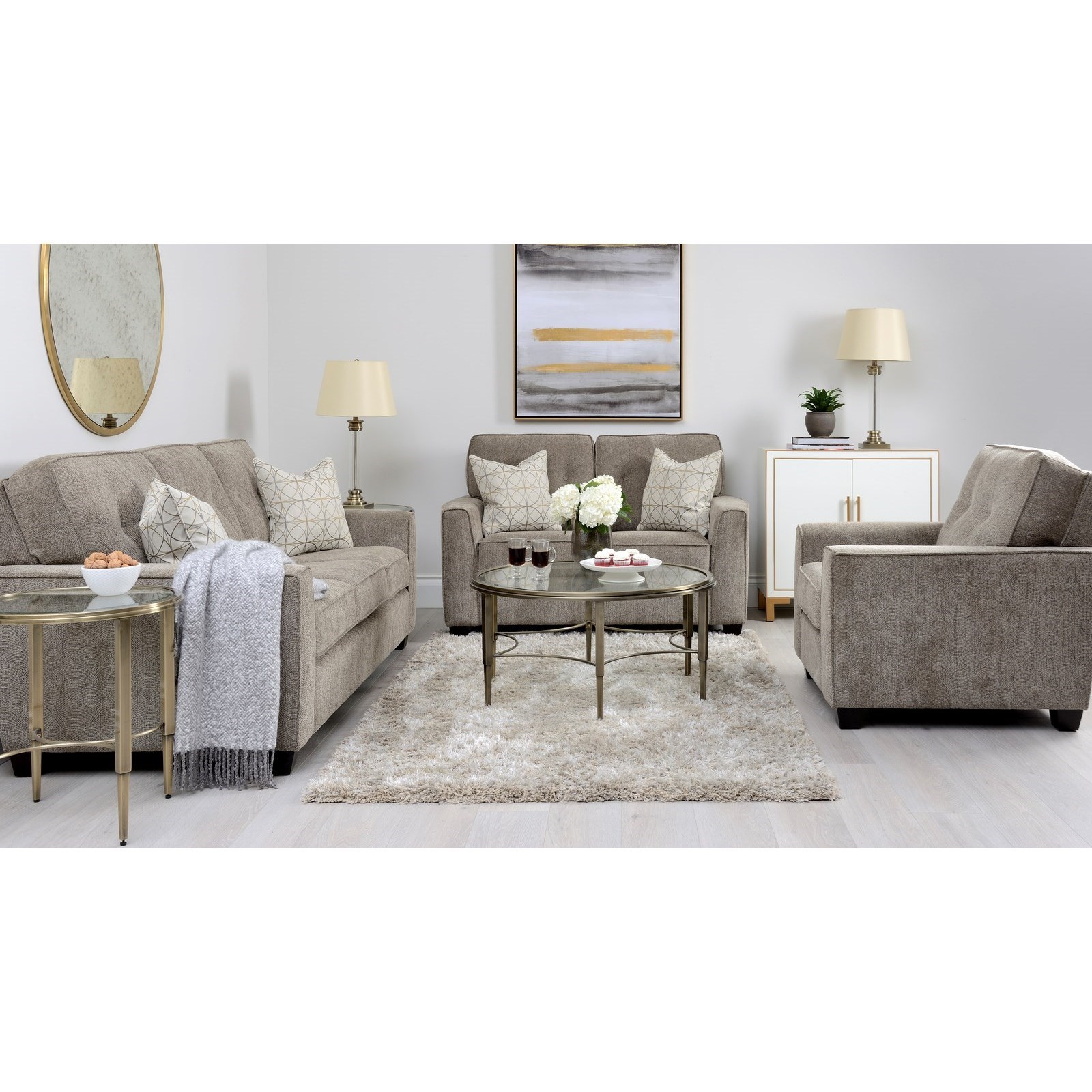 Decor Rest 2967 Living Room Group Wayside Furniture Stationary Living Room Groups