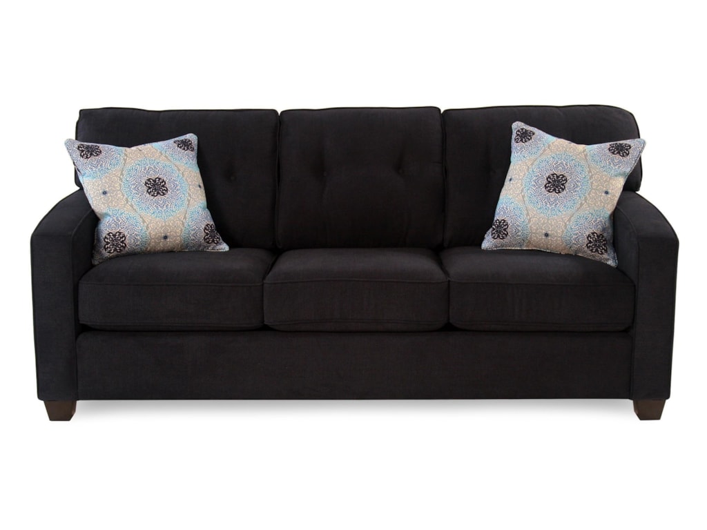 Mandalay Track Arm Sofa W Tapered Legs By Decor Rest At Rotmans