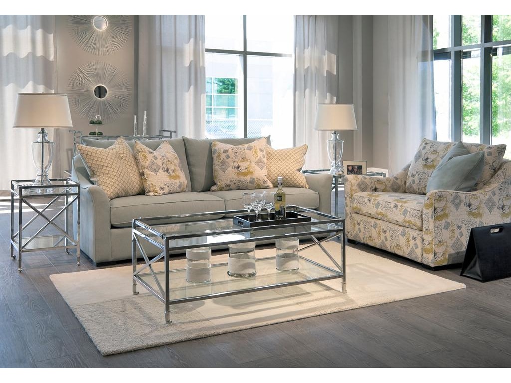 Decor-Rest 7 Series Modern Chair and a Half with Flared Track