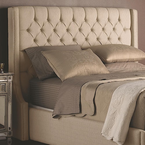 Decor Rest Beds Queen Upholstered Headboard With On Tufting Decor Rest Beds Queen Upholstered Headboard With On Tufting